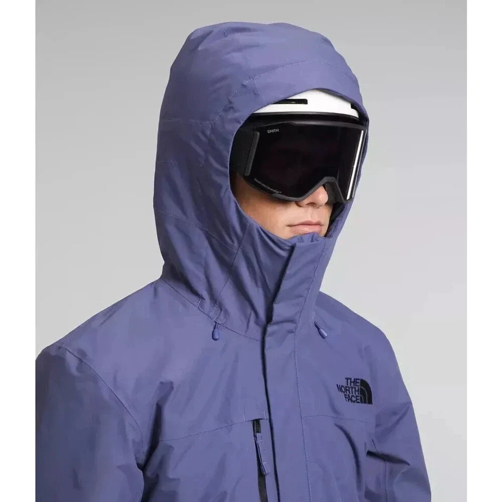 The North Face Freedom Jacket Men's Small Cave Blue Insulated Full Zip SGN1654